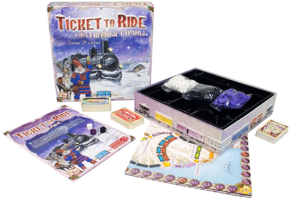 Ticket to Ride: Северные страны (на русском)