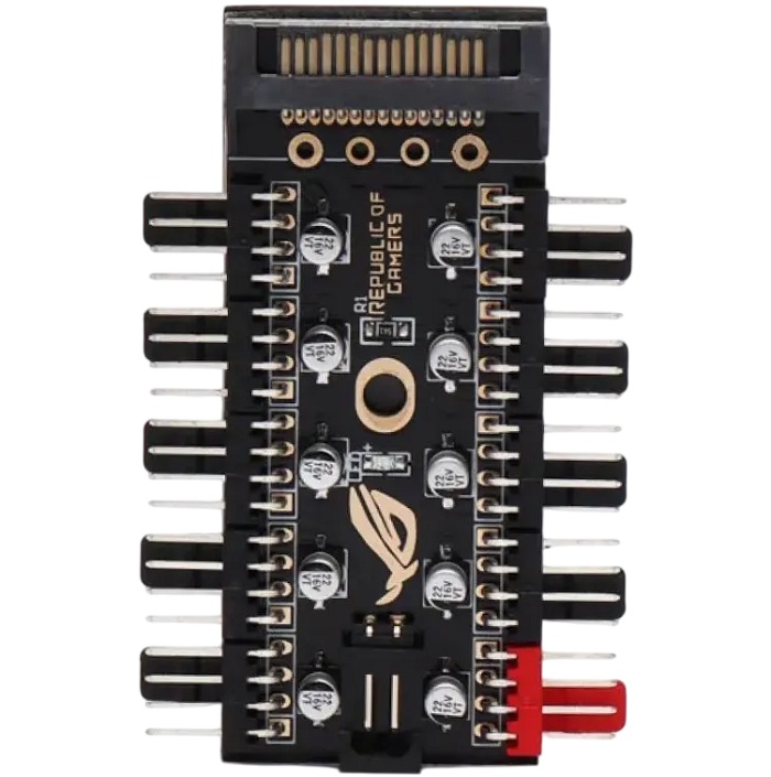 Разветвитель кулеров для пк /PWM хаб для вентиляторов 4 pin (10+1 SATA)