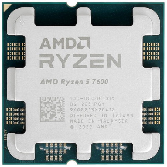 Процессор AMD RYZEN X6 7600 SAM5 OEM 65W 3800 100-000001015