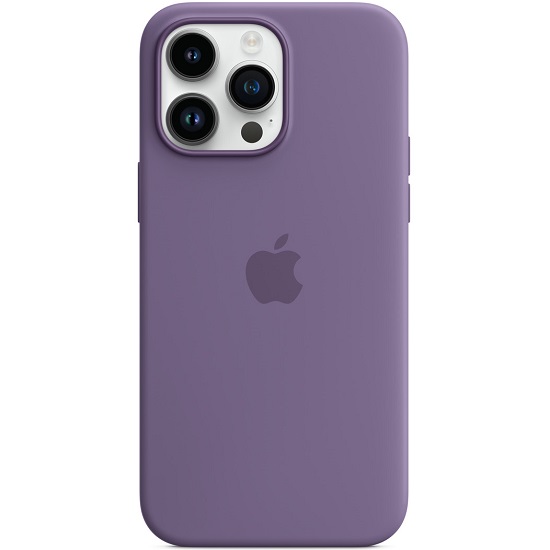 Силиконовый чехол SILICONE CASE MagsSafe для iPhone 14 Pro Max фиолетовый