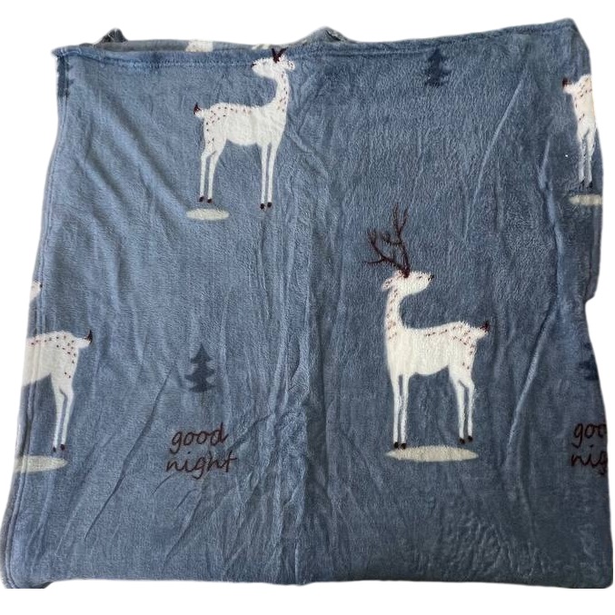 Плед 180*200 бамбуковый "Олени"