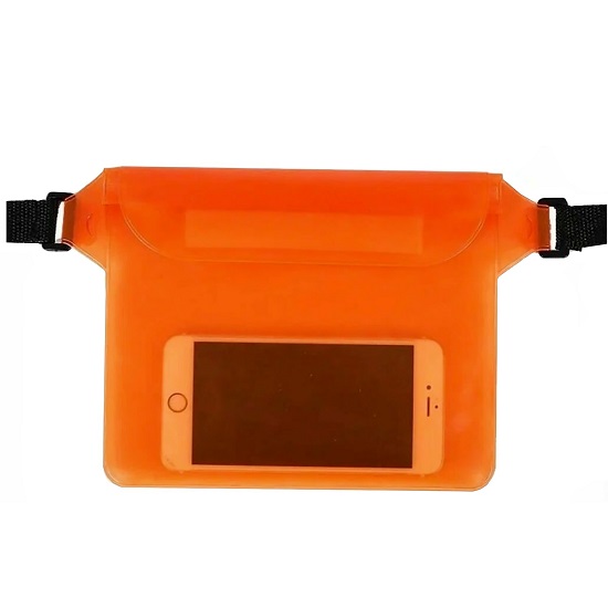 Водонепроницаемый чехол WPC004 поясной  210x170 мм (orange) (230772)