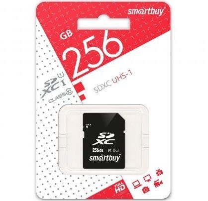 SD 256Gb Smart Buy Class 10 UHS-I SB256GBSDXCU1
