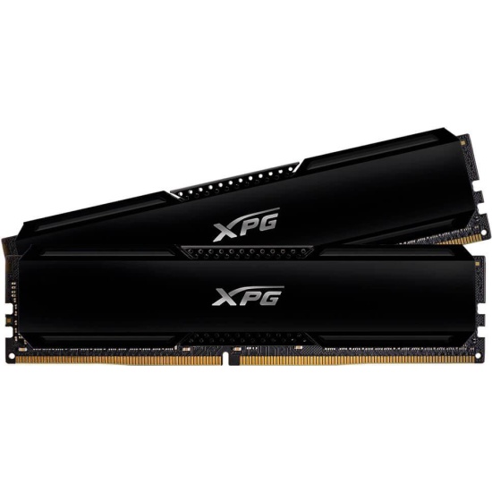 Оперативная память DDR4 32GB (2x16GB) XPG Gammix D20, 3200MHz, CL16, UDIMM, с радиатором, черный (AX4U320016G16A-DCBK20)