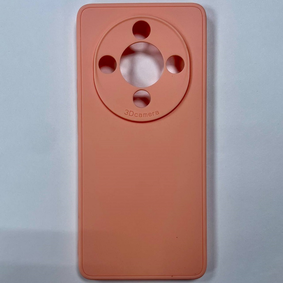 Задняя накладка Мобилис для Honor X9B, персиковый , матовая с защитой камеры