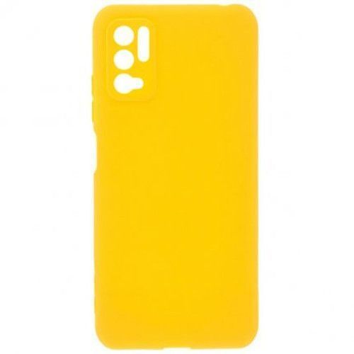 Задняя накладка ZIBELINO Soft Matte для Xiaomi Redmi Note 10T (желтый) защита камеры