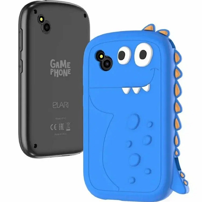 Детский сматфон ELARI GamePhone черный/синий