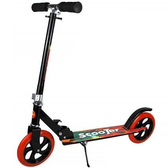 Самокат 200мм до 80кг, складная ручка 141-187Р