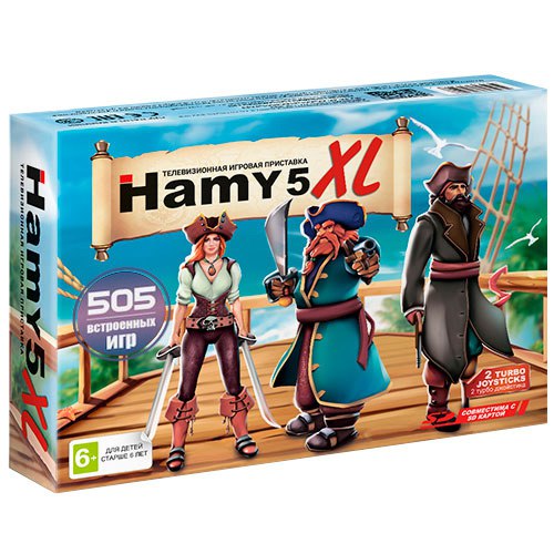Приставка Hamy 5 XL HDMI (505в1) коробка в стиле Пиратов