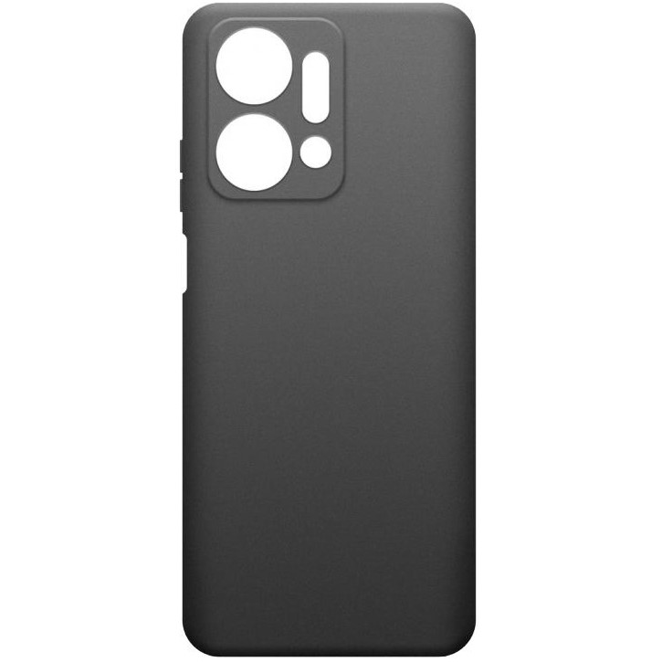 Задняя накладка Silicon Case Soft Matte для Honor X7 4G Чёрный