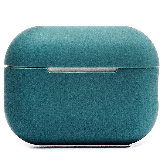 Силиконовый чехол Soft touch для AirPods Pro 2 (dark green)