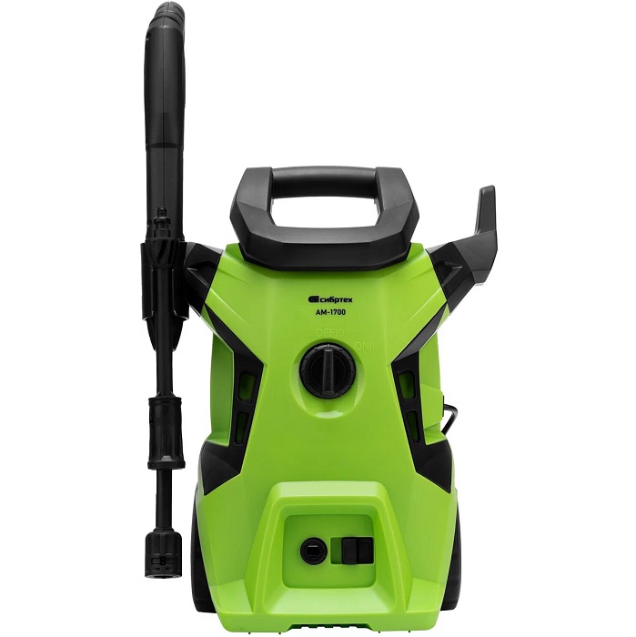 Мойка высокого давления СИБТЕХ АМ-1700, 1700 Вт, 130 бар, 350 л/ч, колёсная//