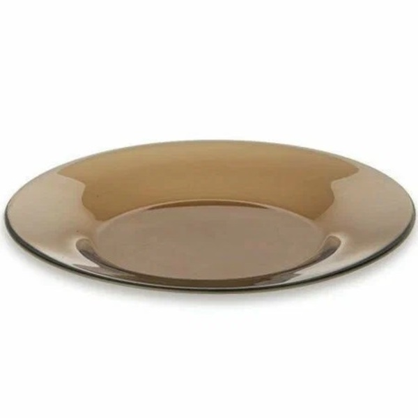 Тарелка из закаленного стекла INVITATION d=220 мм (BRONZE) арт.10331SLBZ