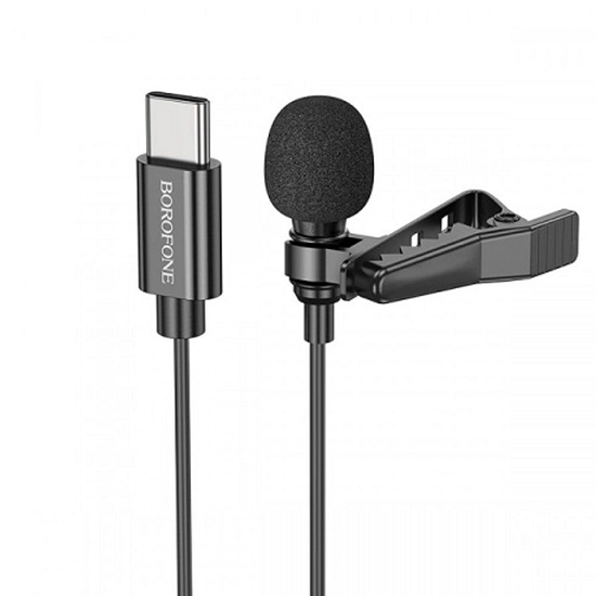 Микрофон BOROFONE BFK11 Elegant black Type-C