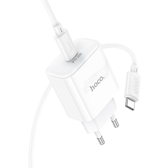 Сетевое ЗУ 1Type-C 3.1A HOCO C76A Pro белое, Type-C, PD30W