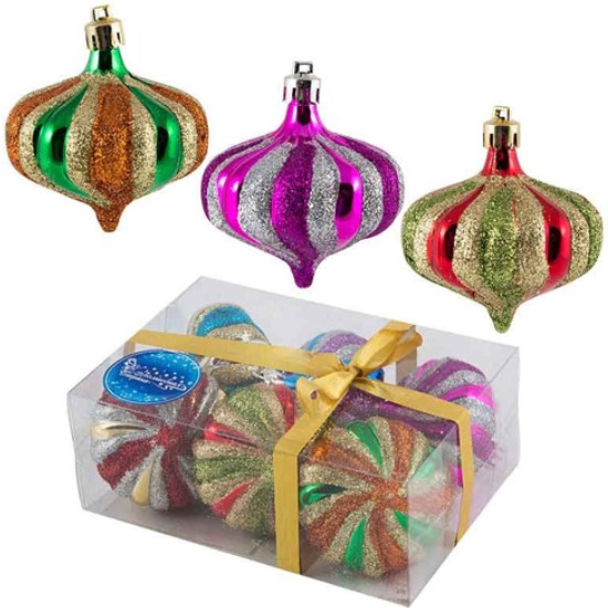 Набор украшений "Тыковка" (6шт), размер: 6см, PS6-6-216 арт.101829