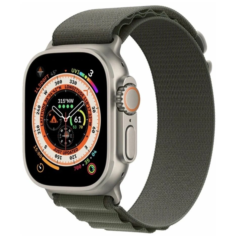 Нейлоновый ремешок SPIGEN "Альпийская петля" для Apple Watch 38/40/41mm №08 Черный/Хаки