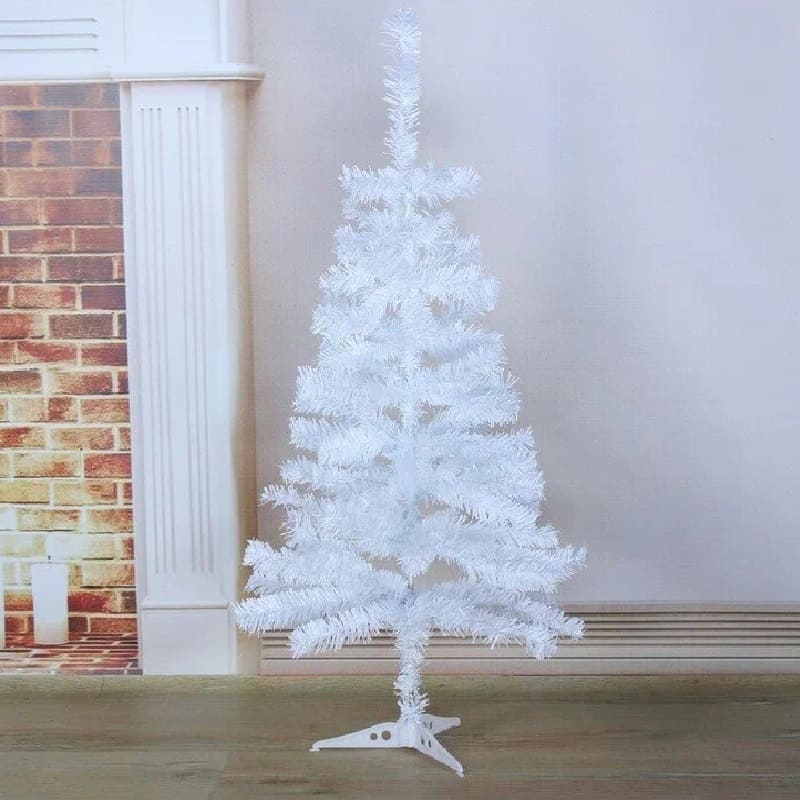 Сосна искусственная пушистая белая 120 см