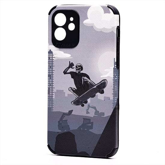 Задняя накладка SC310 для iPhone 12 (001) (black)