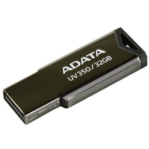 USB 32G A-Data UV350 металл/чёрный 3.1