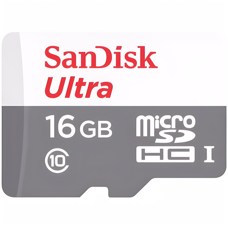 Micro SD 16Gb SanDisk Class 10 Ultra Android UHS-I (100 Mb/s) без адаптера