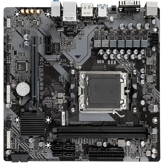 Материнская плата GIGABYTE B650M S2H SocketAM5 AMD B650 mATX AC`97 8ch(7.1) GbLAN RAID+VGA+HDMI+DP