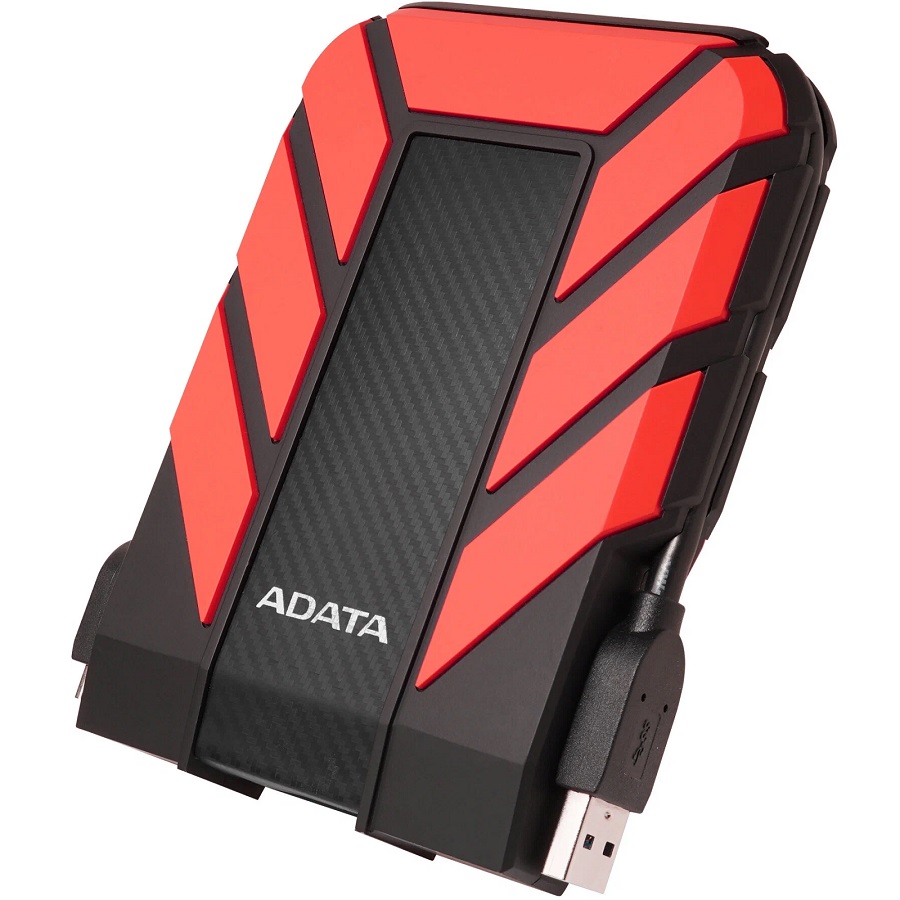 Внешний жесткий диск 2.5" 1Tb ADATA AHD710P-1TU31-CRD HD710P DashDrive Durable черный/красный