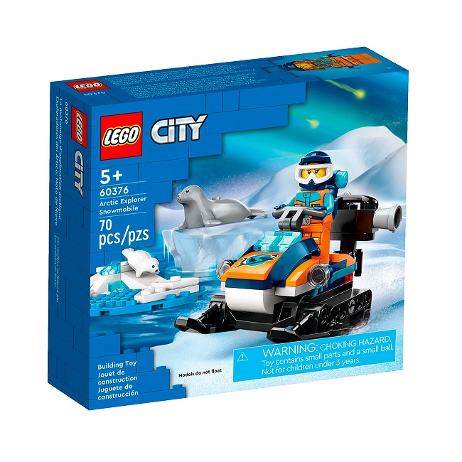 Конструктор LEGO CITY 60376 Снегоход «Исследователь Арктики»