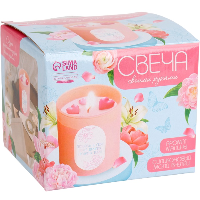 Свеча своими руками с формовыми элементами 10092825