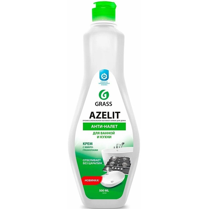 Чистящий крем для кухни и ванной комнаты GRASS Azelit, 500мл