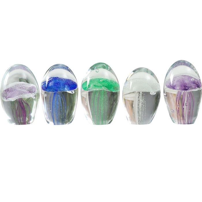 Сувенир стекло пресс-папье "Медуза" под муранское стекло МИКС 6,5х4х4 см   7372387