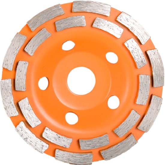 Чашка алмазная зачистная, 125 мм, двухрядная ВИХРЬ 73/10/3/6