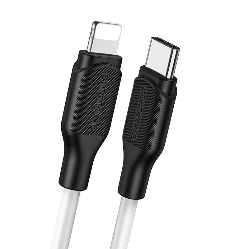 Кабель Lightning <--> Type-C  1.2м BOROFONE BX42, Encore, белый
