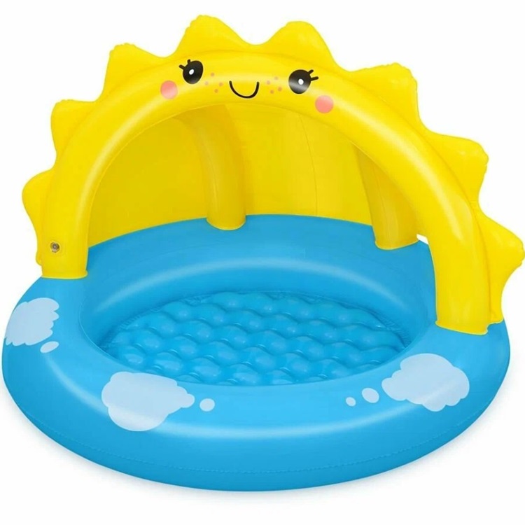 Бассейн надувной 101x97x71см BESTWAY "Солнечные дни" с навесом , 26 л, от 2 лет (52637)