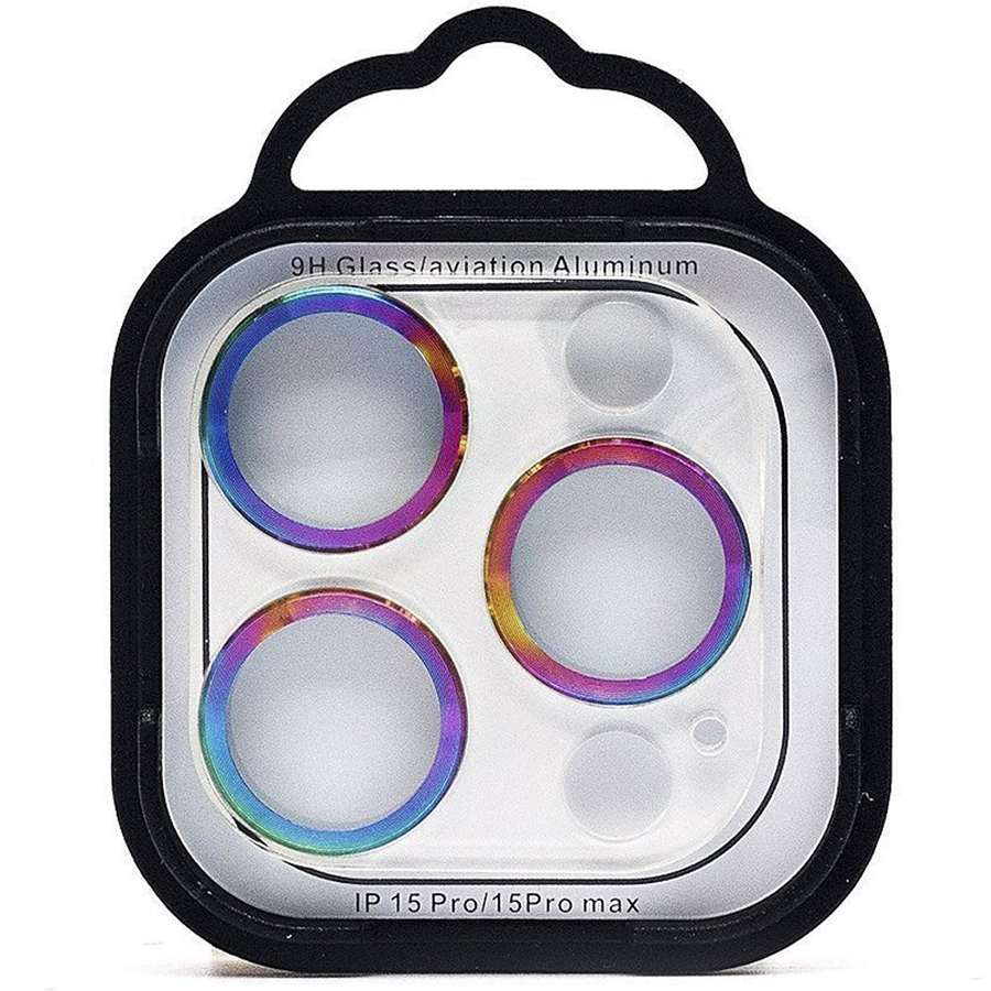 Противоударное стекло для камеры СG05 для iPhone 15 Pro/15 Pro Max (multicolor) (231401)