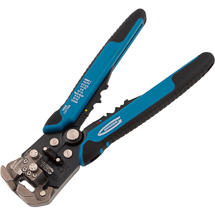 Щипцы для зачистки электропроводов GROSS 17718  0,5–8 кв.мм