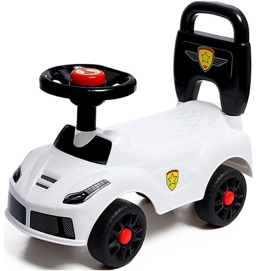 Толокар «Ночной гонщик», звуковые эффекты, цвет белый 4462045