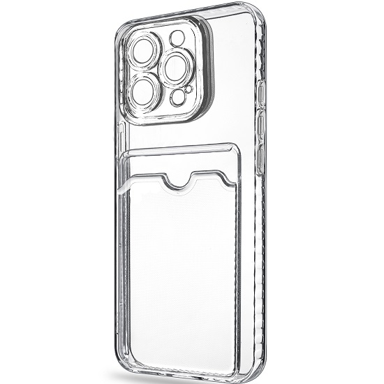 Силиконовый чехол ISA для iPhone 15 Pro Max Clear Card