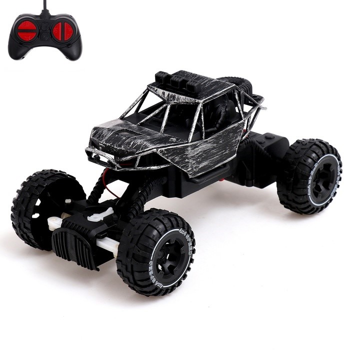 Машинка на п/упр «Джип. Покоритель вершин», 1:20, св эфф, серый 9932943