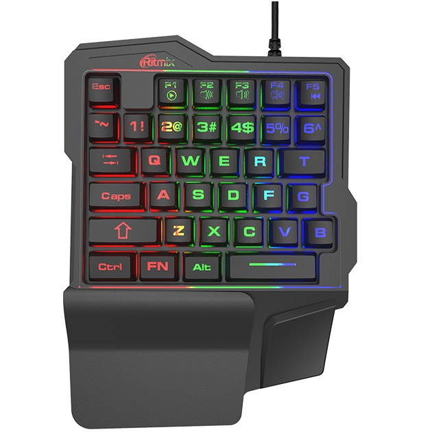 Клавиатура RITMIX RKB-209 BL Gaming черная, USB