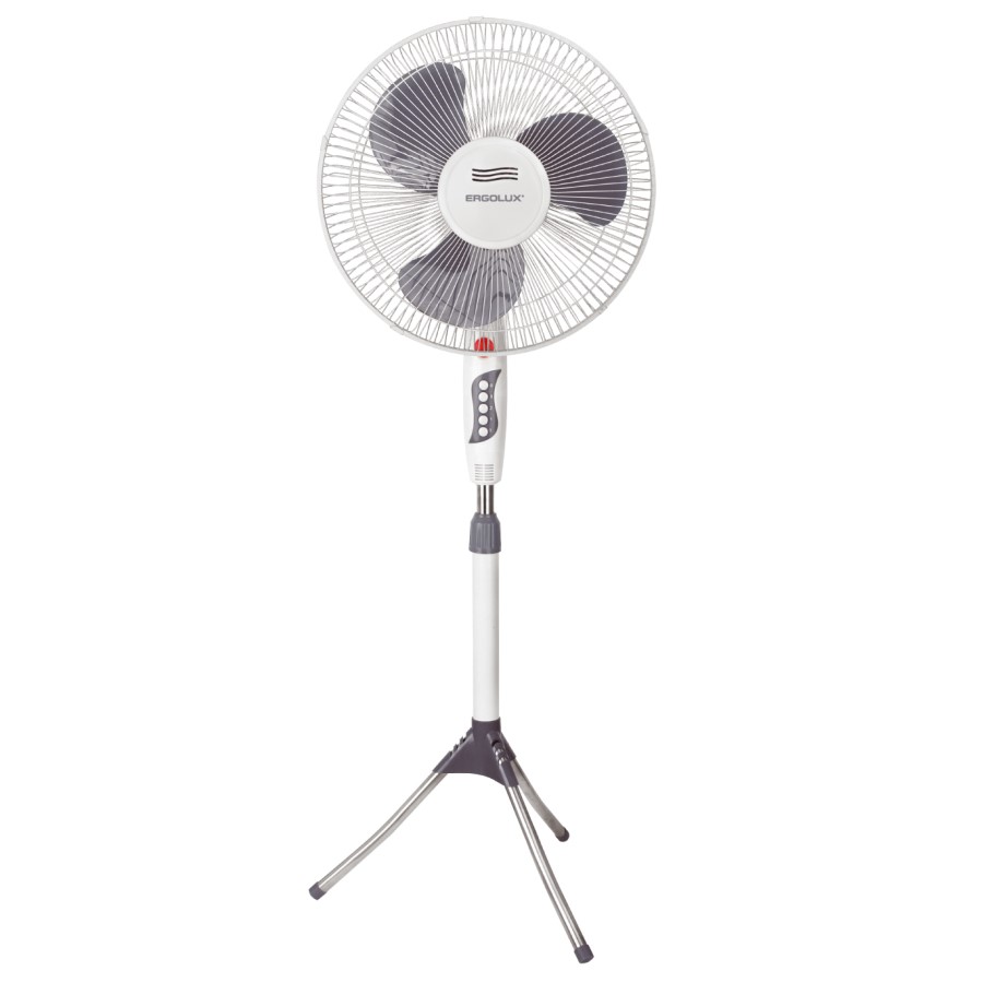 Вентилятор напольный ERGOLUX ELX-FS02-C31 серый с белым