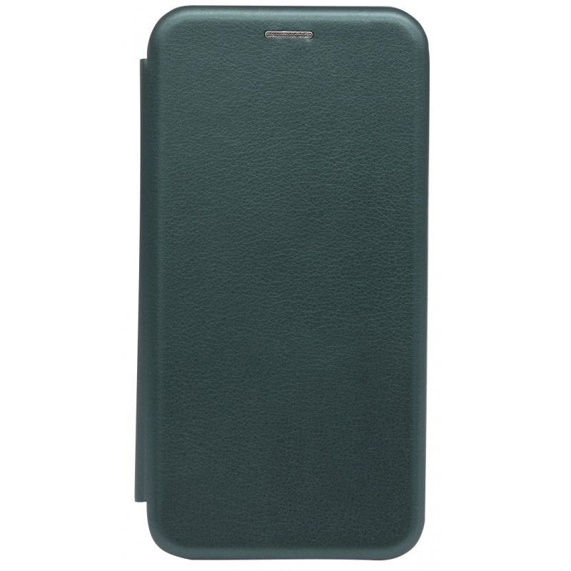 Чехол футляр-книга BF для Xiaomi Redmi 9C кожа, зеленый
