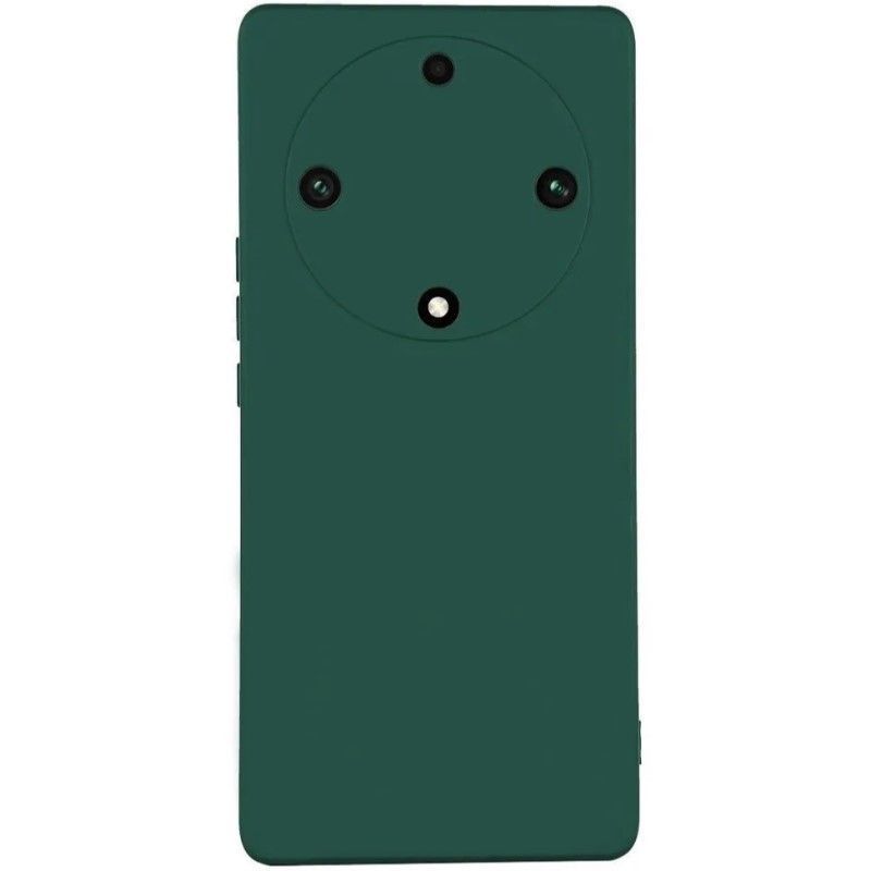 Задняя накладка SILICONE COVER для Honor X8A 4G №12 Темно-зеленый