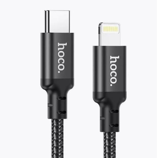 Кабель Lightning <--> Type-C  1.0м HOCO X96 Hyper, черный, PD 20Вт