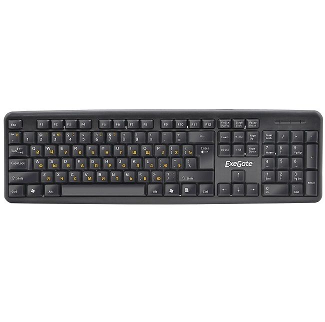 Клавиатура EXEGATE LY-331L черная (EX279940RUS)