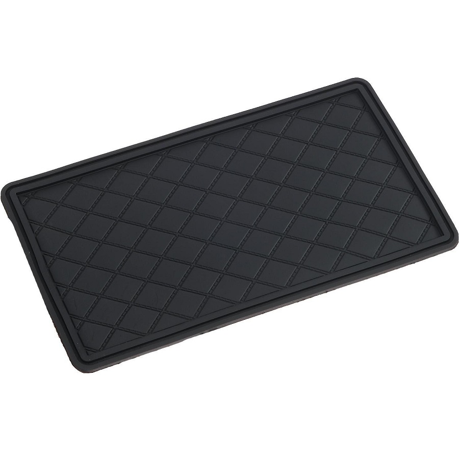 Коврик противоскользящий 20×13 см с бортом, черный 5265024