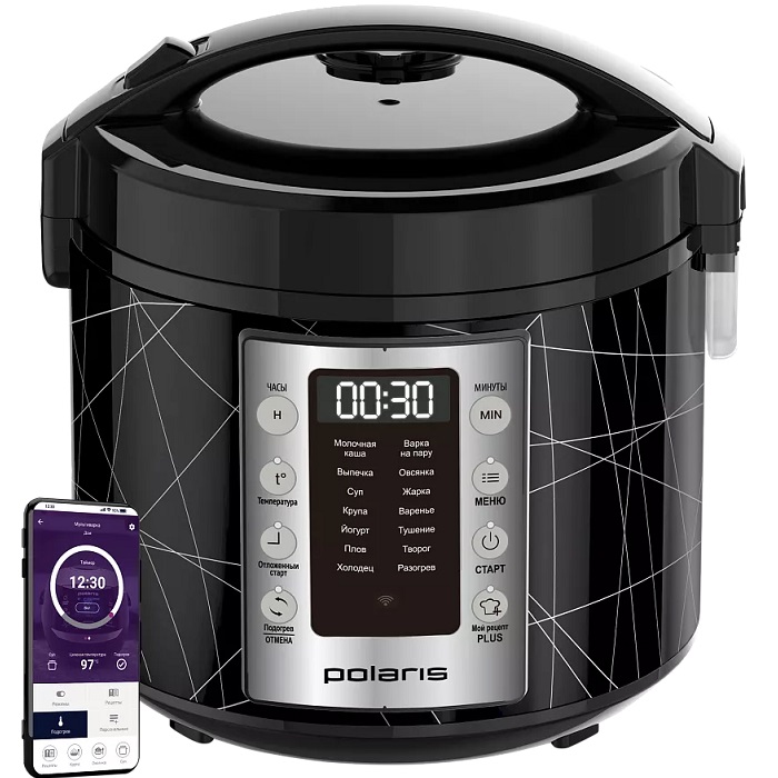 Мультиварка POLARIS PMC 5020 Wi Fi IQ Home черный