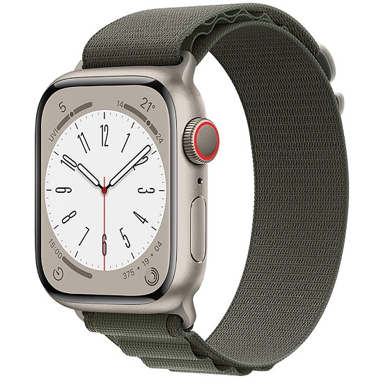 Ремешок ApW27 Alpine Loop для Apple Watch 42/44/45/49 mm текстиль (green)