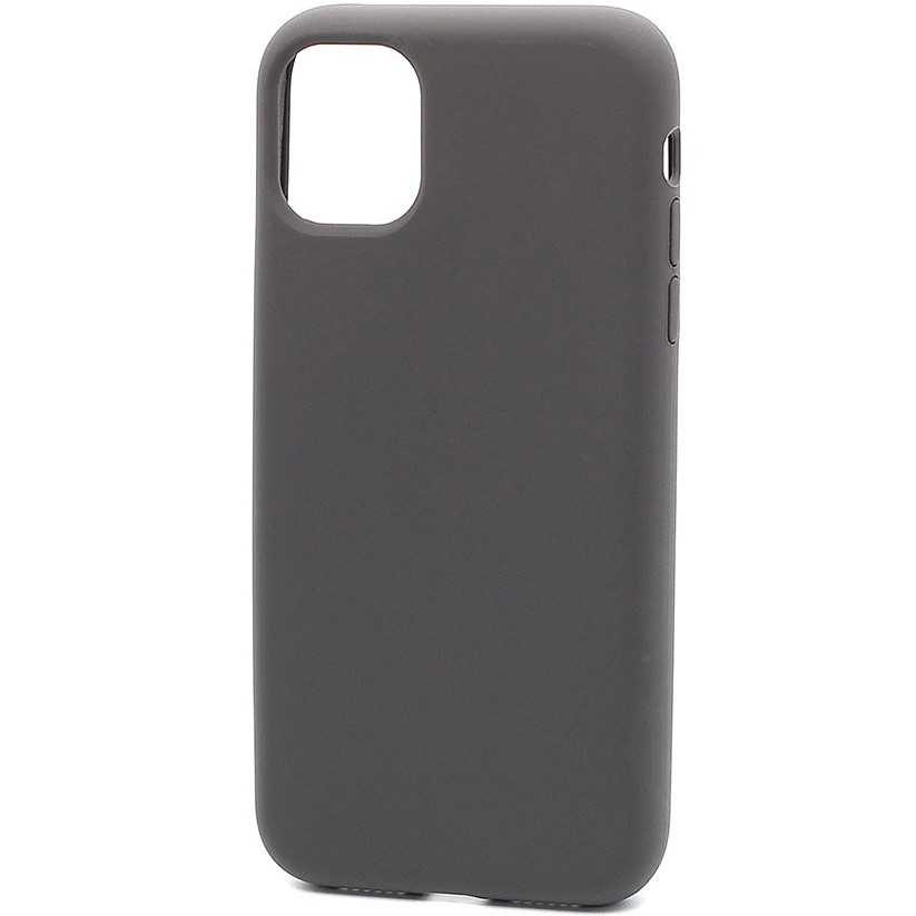 Силиконовый чехол SILICONE CASE для iPhone 11 полная защита, темно-серый (не оригинал)