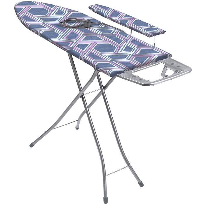 Доска гладильная Nika Bell Classy 3 тефлон (ДСП 1120х345) пу, пр, удл. чехол в ассортименте БКТ3